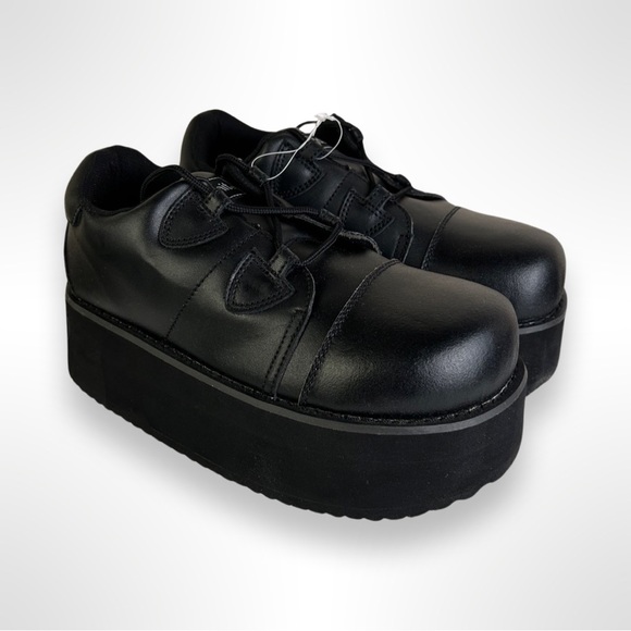 Black Platform Sneakers - Picture 1 of 5
